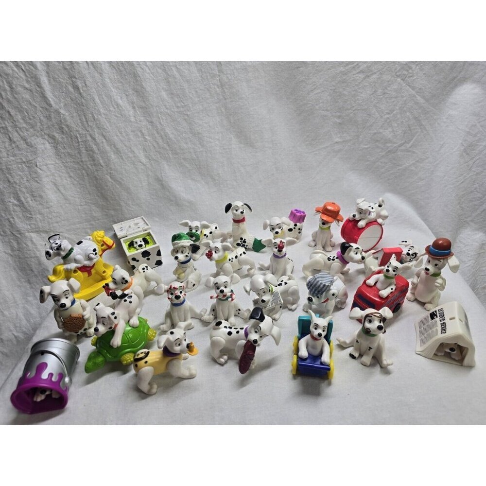 Disney - 101 Dalmations Dogs McDonalds Happy Meal Toy lot of 27 Assorted Styles